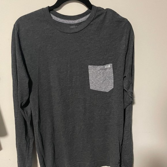 Gray Volcom Long Sleeve Shirt - Picture 1 of 2